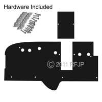 MB GPW, MB GPW PartsFirewall padding kit till end 1943 MB, All GPW's -A3132 01,MB,GPW,A3132 01 Jeep G503 RFJP VintageJeeps