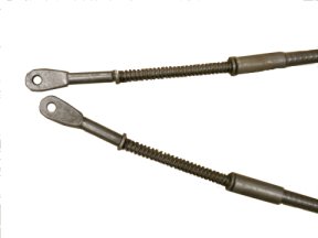 G503,Army Jeep, Military Jeep, Military, WWII, MB GPW, Willys, Ford, M38,Trailer hand brake cable and conduit ass'y,A6406