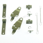 MB GPW, MB GPW PartsTop bow complete bracket hardware set, F marked -A2754-K-GPW,MB,GPW,Top-Bow A2754-K-GPW Jeep G503 RFJP VintageJeeps