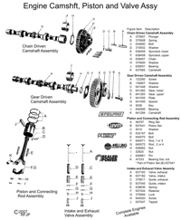 MB GPW, MB GPW Parts Engine L-134 Camshaft Pistons Valves Diagram -L134 Diagram,MB,GPW,L134 Diagram Jeep G503 RFJP VintageJeeps