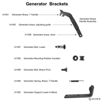 MB GPW, MB GPW PartsGenerator Brackets Detail -Generator Brackets Detail,MB,GPW,Generator Brackets Detail Jeep G503 RFJP VintageJeeps