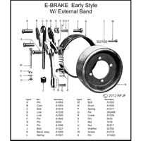 MB GPW, MB GPW PartsEbrake - Early Style Diagram -Ebrake - Early Style Diagram,MB,GPW,Ebrake - Early Style Diagram Jeep G503 RFJP VintageJeeps