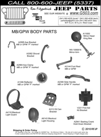 MB GPW, MB GPW PartsBody Misc Parts Diagram -Body Misc Parts Diagram,MB,GPW,Body Misc Parts Diagram Jeep G503 RFJP VintageJeeps