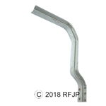 MB GPW fender, right, passenger -A2943, brace A2844  Vintagejeeps RFJP G503