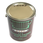 G503,Army Jeep, Military Jeep, Military, WWII, Post War, Willys, Ford, CJ,MB,GPW,M38,111 primer, red oxide, gallon can
