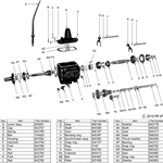 G503,Army Jeep, Military Jeep, Military, WWII, Post War, Willys, Ford, CJ,MB,GPW,M38,T90 exploded diagram