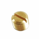 MB GPW Front floor drain slotted brass  plug -A5120 Vintagejeeps RFJP G503 MB GPW  Jeep