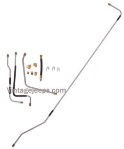 M38 parts,G503,Army Jeep, Military Jeep, Military, WWII, Post War, Willys, Ford, CJ,MB,GPW,M38,M38 Fuel line kit,line fuel M38