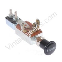 G503,Army Jeep, Military Jeep, Military, WWII, Post War, Willys, Ford, CJ,MB,GPW,M38,CJ headlamp switch w/knob 1946 - 71,946613