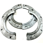 Knuckle cast retainers, left and right -A814,MB,GPW,A814 Jeep G503 RFJP VintageJeeps
