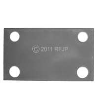 MB GPW, MB GPW PartsPintle rear reinforcement plate internal -A552,MB,GPW,A552 Jeep G503 RFJP VintageJeeps